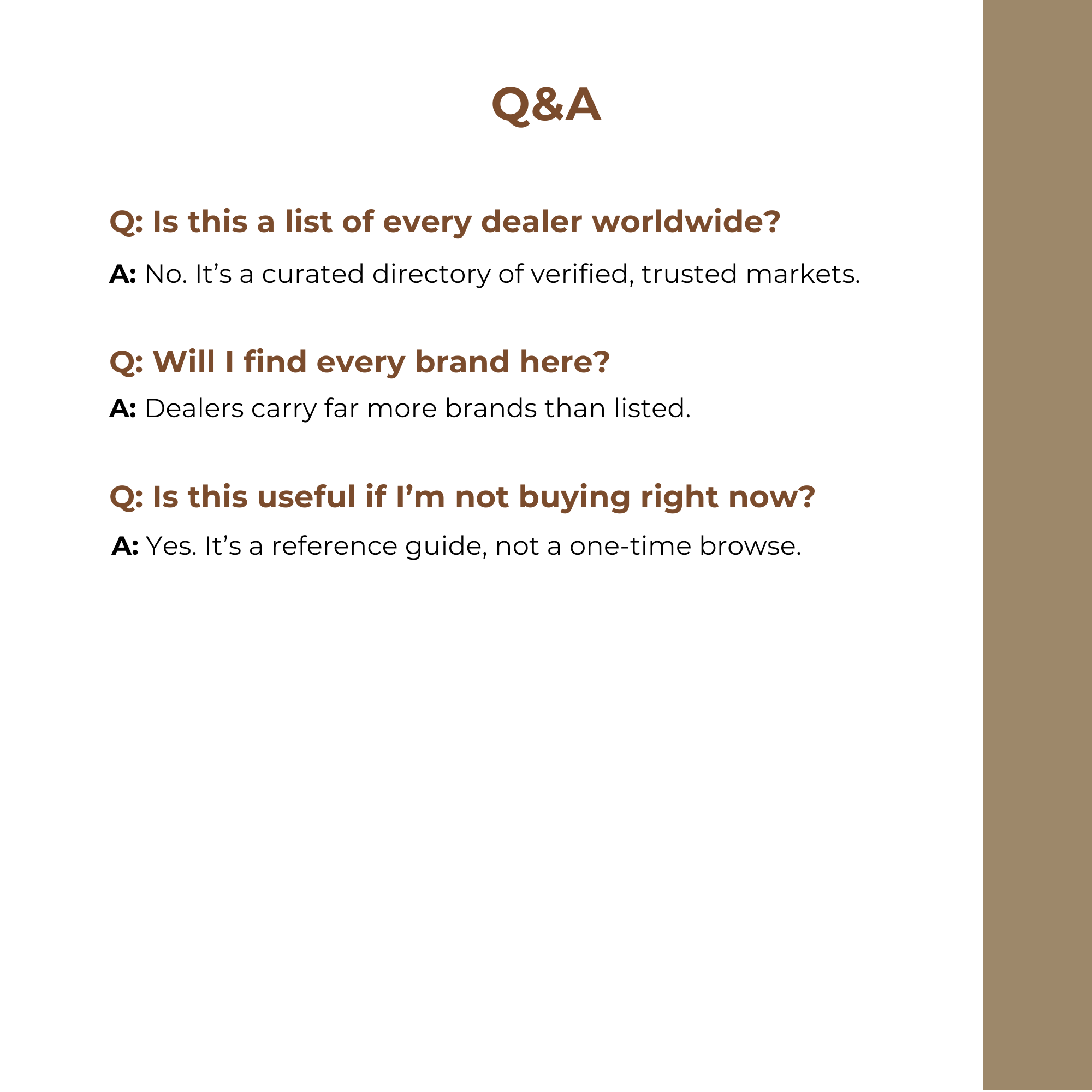 PRE-OWNED LUXURY WATCH BUYERS LIST (PDF) - Image 6